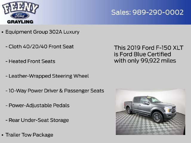 Certified 2019 Ford F150 XLT w/ Equipment Group 302A Luxury AWD/4WD image 13