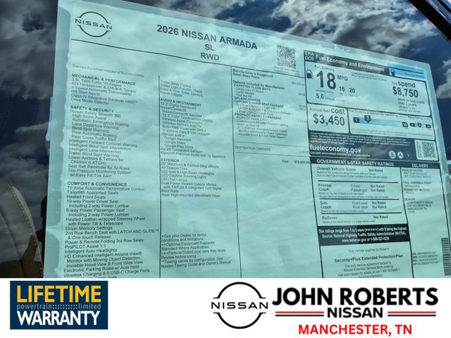 New 2026 Nissan Armada SL image 18