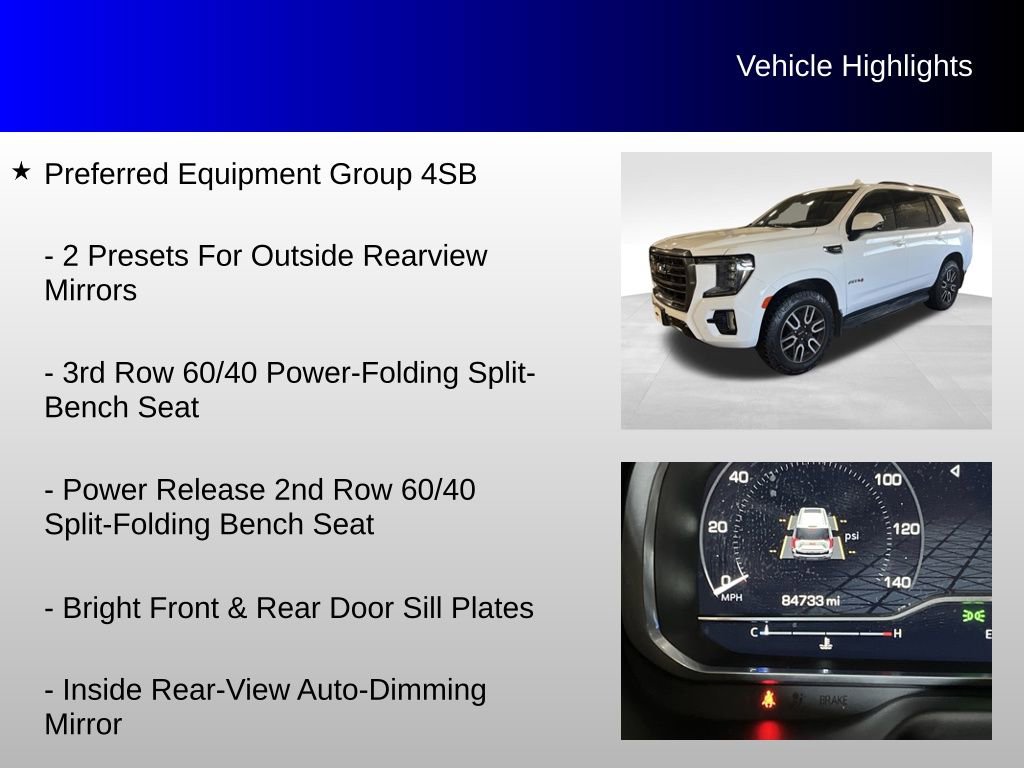 Used 2023 GMC Yukon AT4 w/ Technology Package image 12