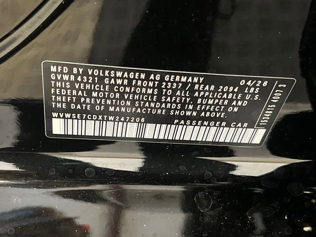 New 2026 Volkswagen GTI SE FWD image 21