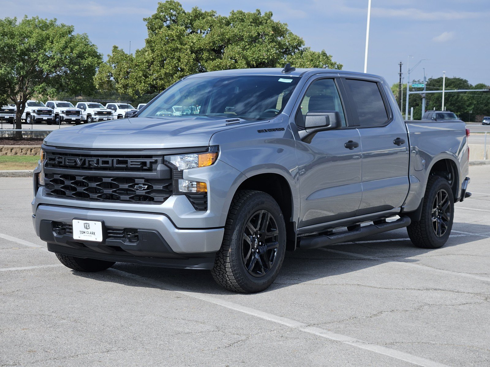 New 2026 Chevrolet Silverado 1500 Custom w/ Turbomax Blackout Package RWD image 2