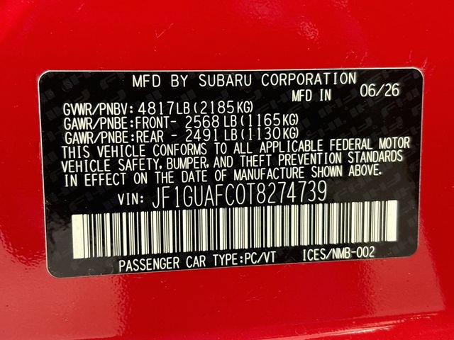 New 2026 Subaru Impreza 2.0i Sport AWD/4WD image 29