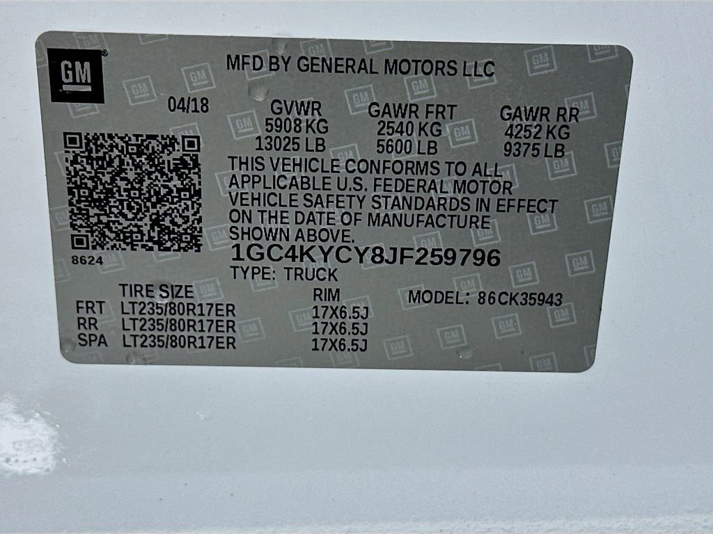 Used 2018 Chevrolet Silverado 3500 W/T w/ WT Convenience Package image 29