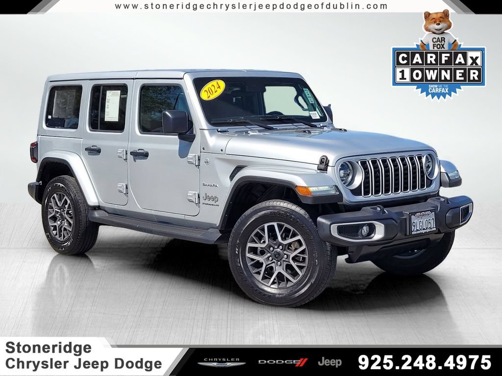 Used 2024 Jeep Wrangler Unlimited Sahara AWD/4WD image 1
