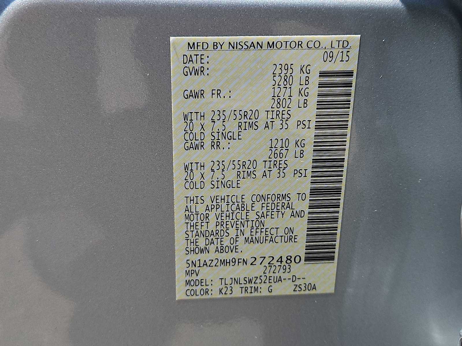 Used 2015 Nissan Murano Platinum w/ Platinum Technology Package AWD/4WD image 37