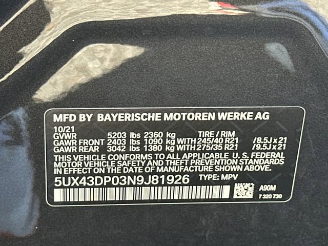 Used 2022 BMW X3 sDrive30i w/ Convenience Package image 36