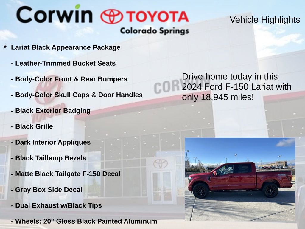 Used 2024 Ford F150 Lariat w/ Equipment Group 502A High image 6