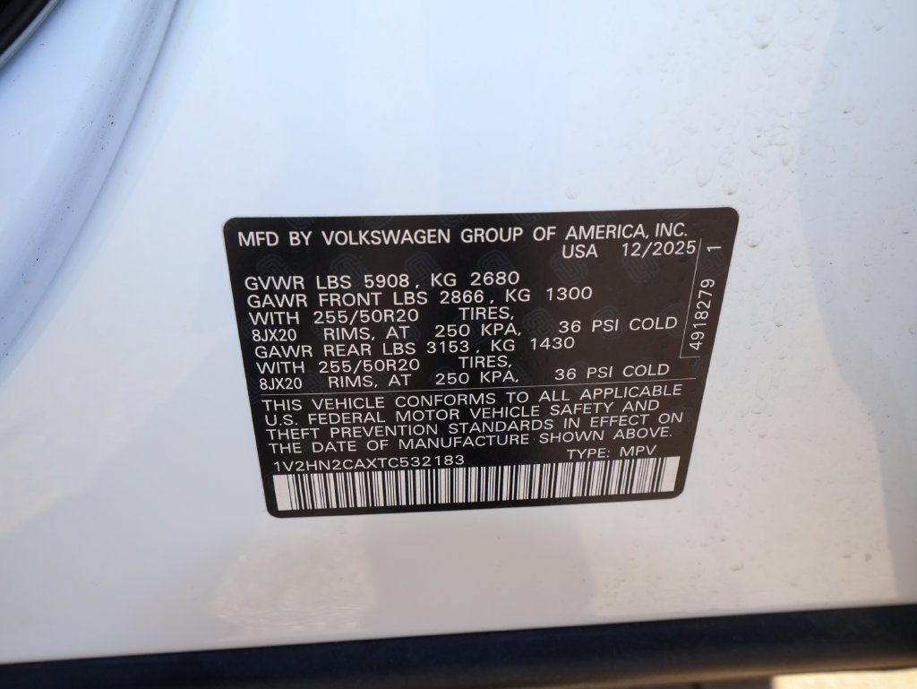 New 2026 Volkswagen Atlas SE AWD/4WD image 32