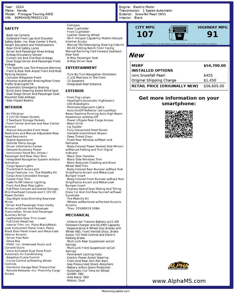 Used 2024 Honda Prologue Touring image 3