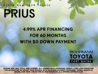 New 2026 Toyota Prius XLE