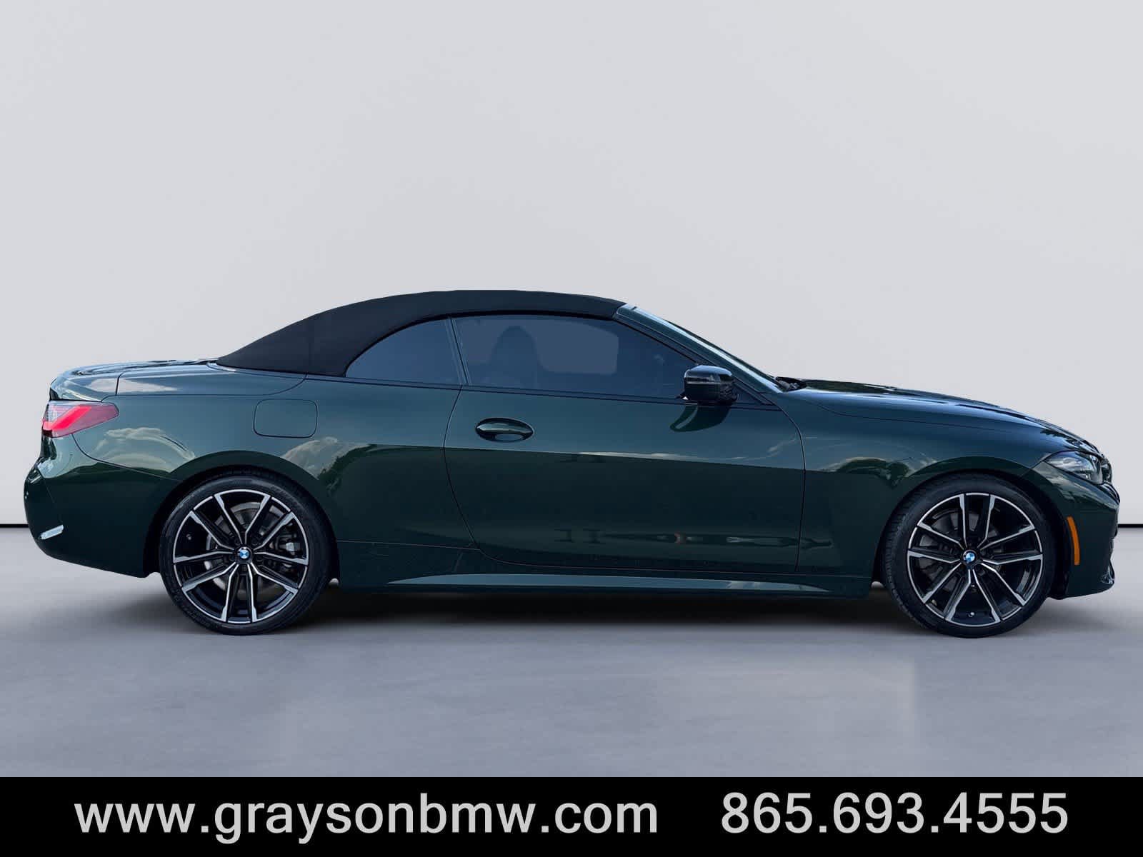 Used 2022 BMW 430i Convertible w/ M Sport Package RWD image 2