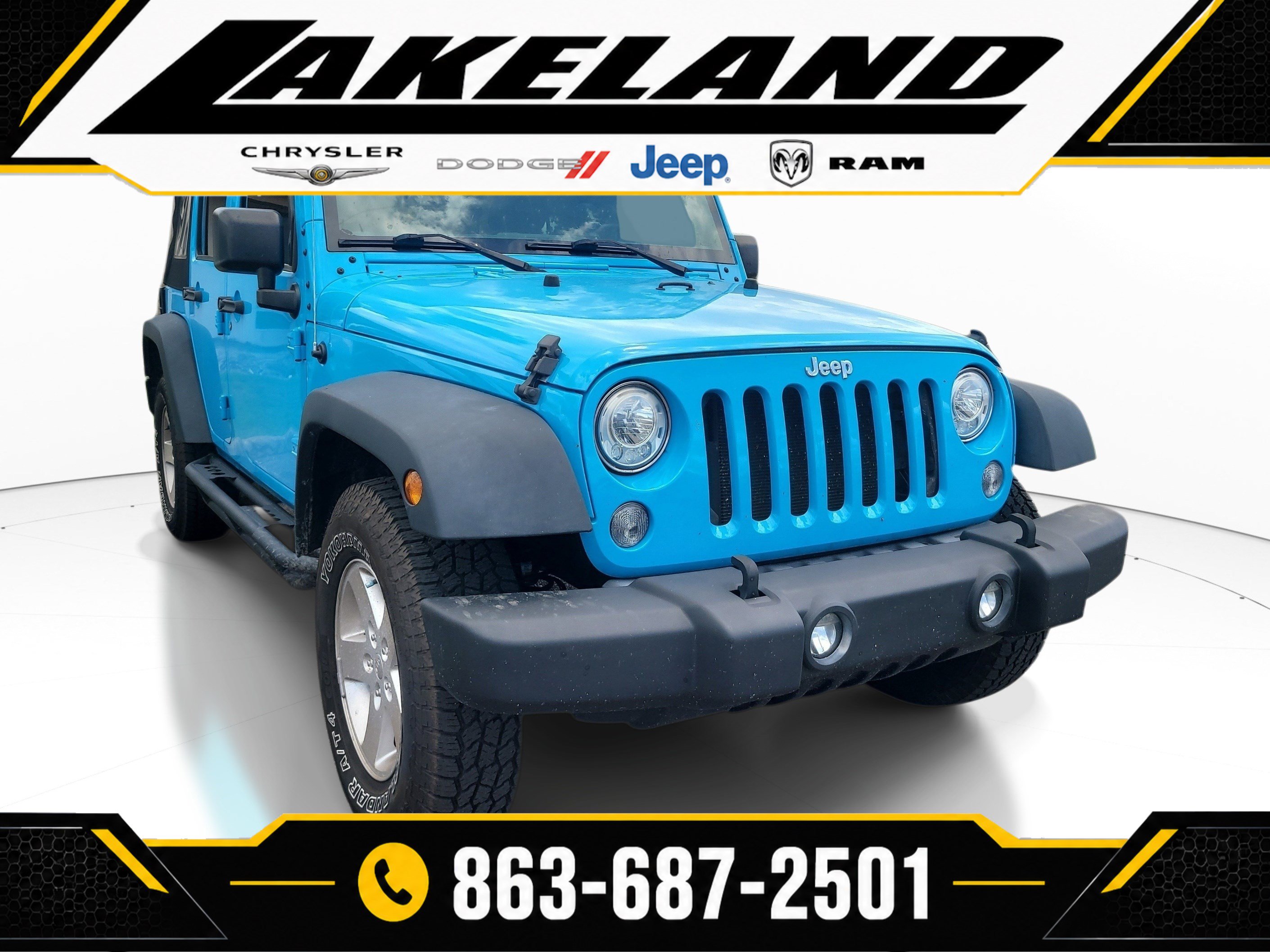 Used 2017 Jeep Wrangler Unlimited Sport w/ Quick Order Package 23S AWD/4WD image 1