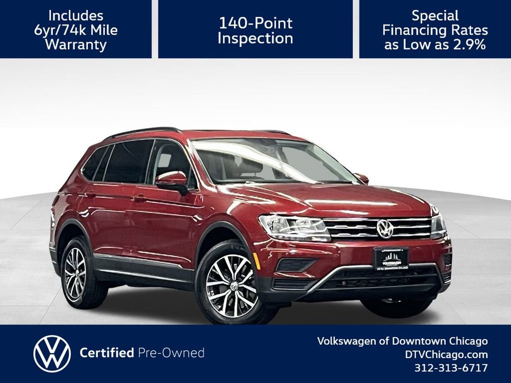 Certified 2020 Volkswagen Tiguan SE w/ Panoramic Sunroof Package
