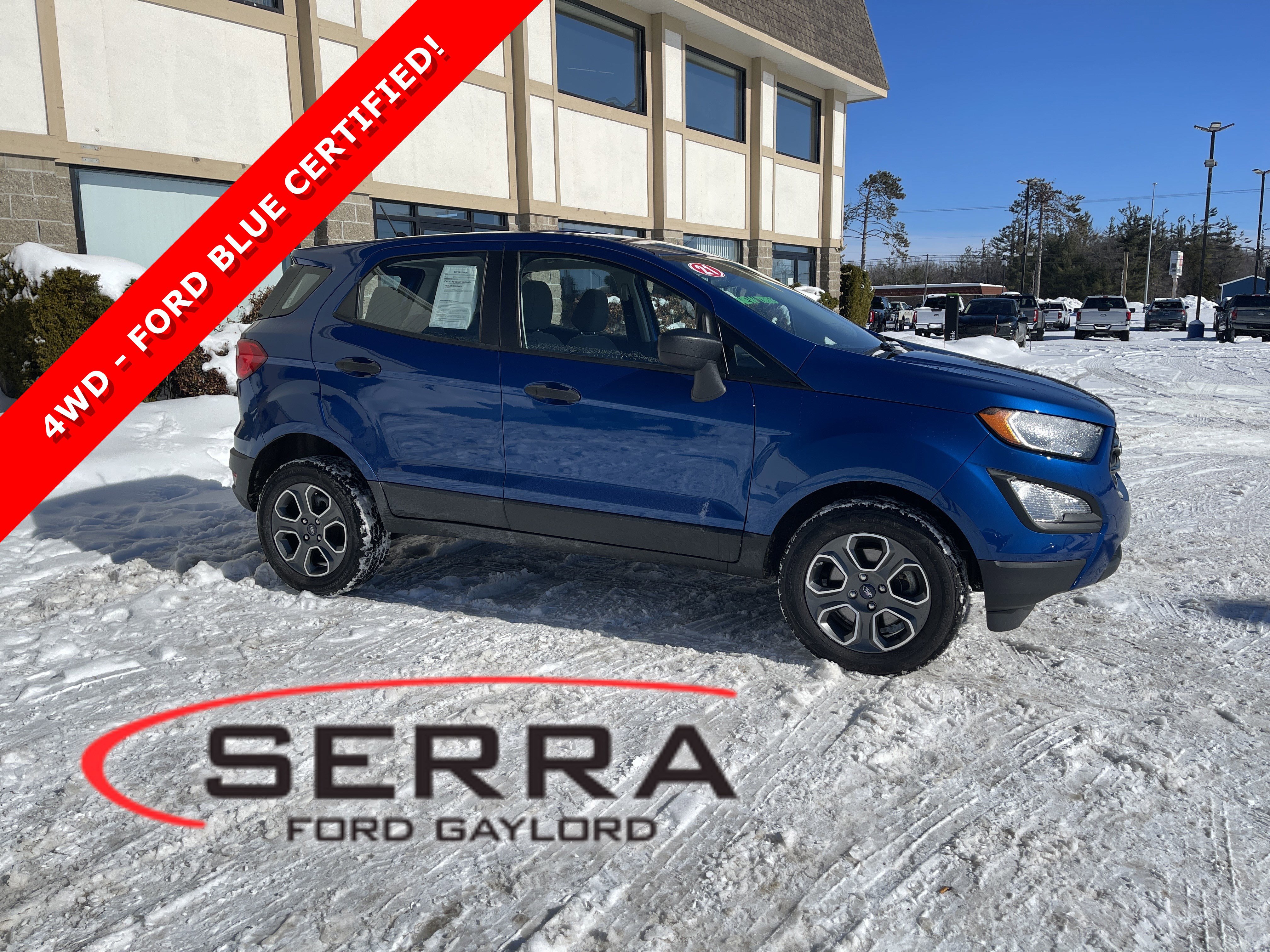 Certified 2021 Ford EcoSport S