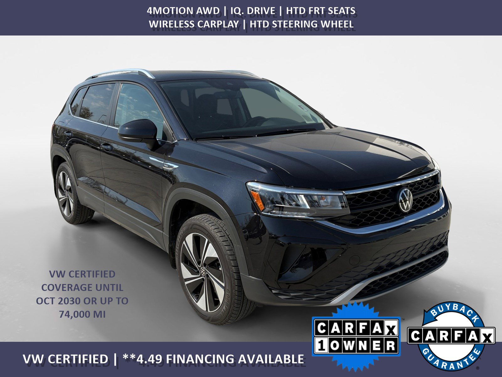 Certified 2024 Volkswagen Taos SE