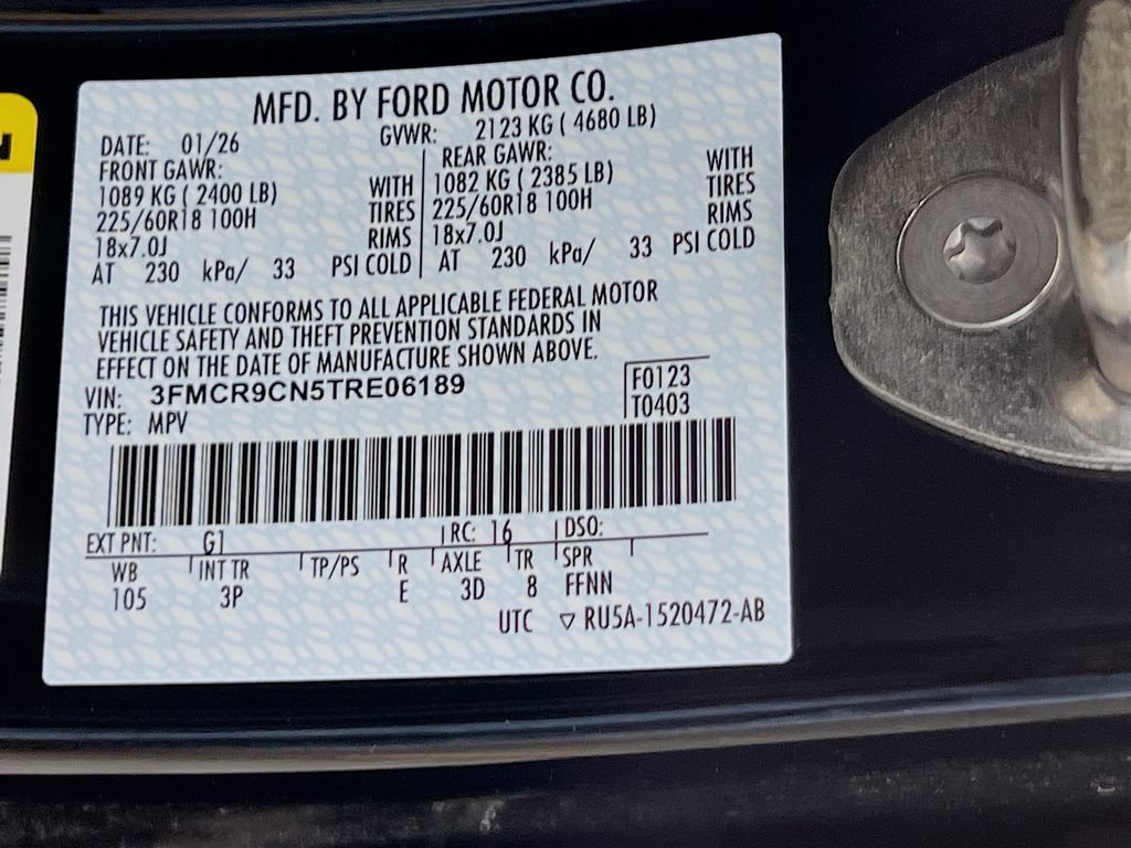 Used 2026 Ford Bronco Sport Outer Banks AWD/4WD image 36