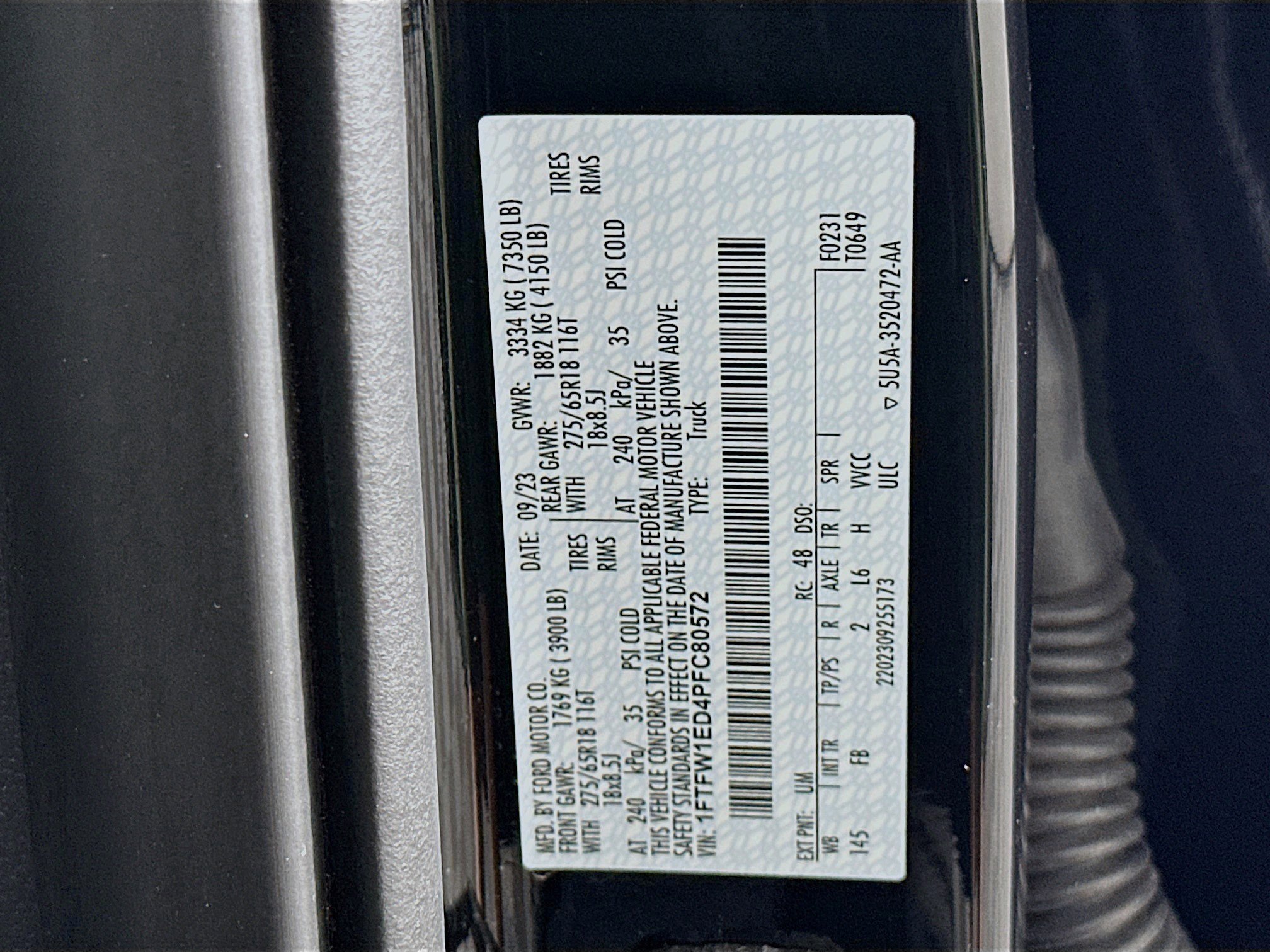 Used 2023 Ford F150 XLT w/ Equipment Group 302A High image 12