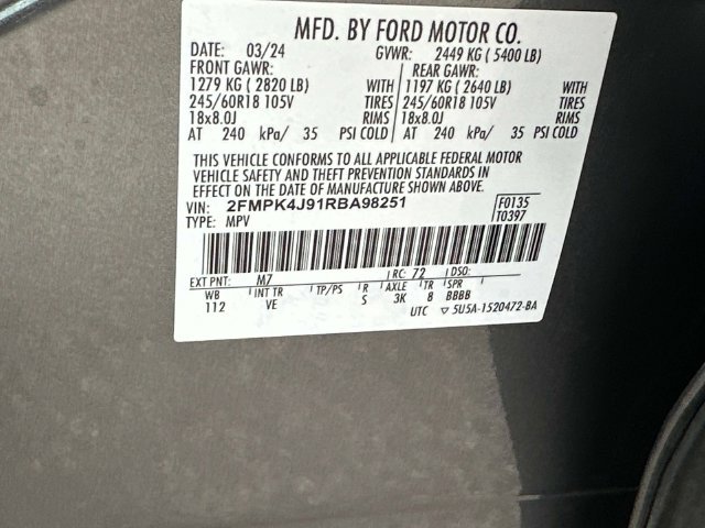Used 2024 Ford Edge SEL AWD/4WD image 20