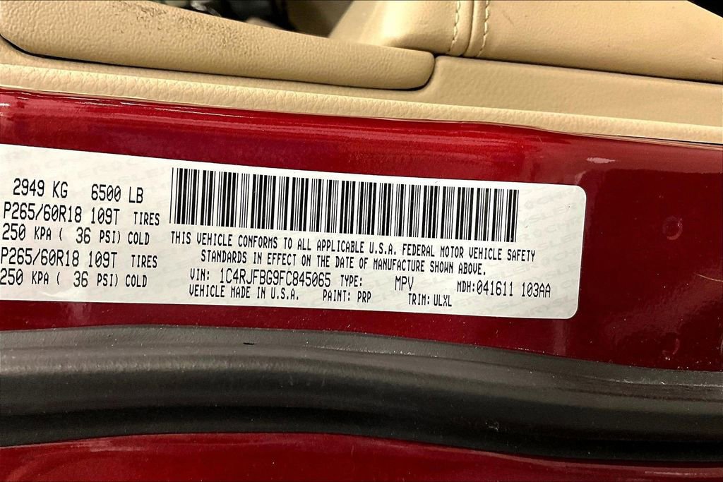 Used 2015 Jeep Grand Cherokee Limited image 19