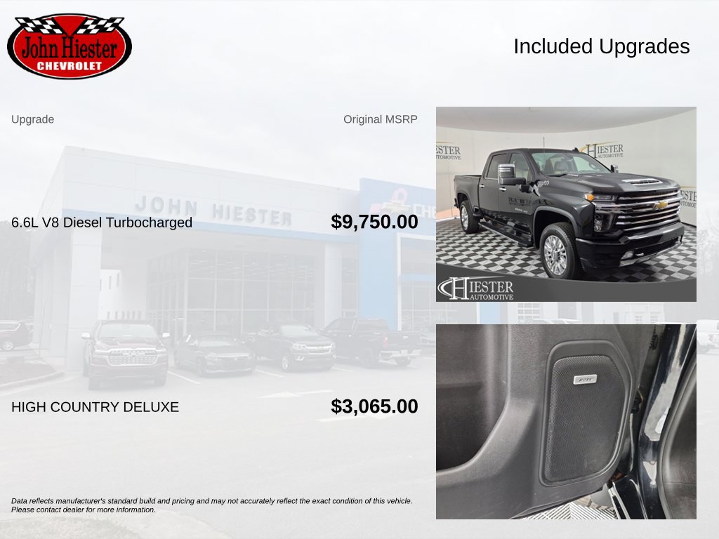 Used 2020 Chevrolet Silverado 2500 High Country w/ Z71 Off-Road Package AWD/4WD image 3
