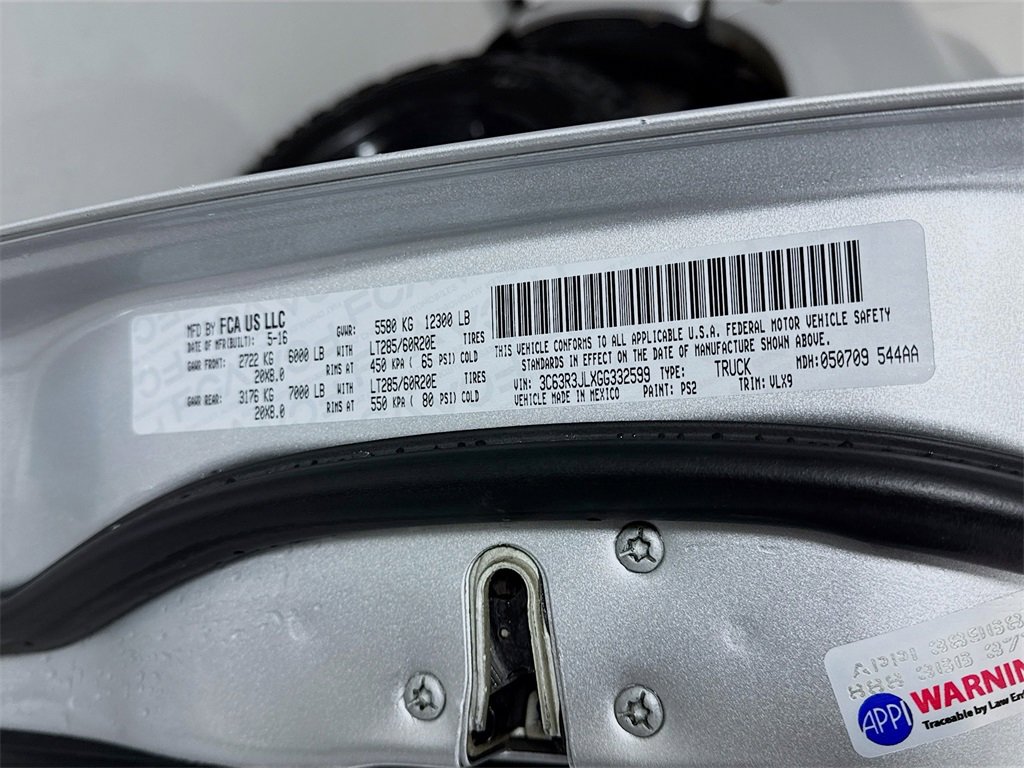 Used 2016 RAM 3500 Laramie w/ Sport Appearance Group image 34