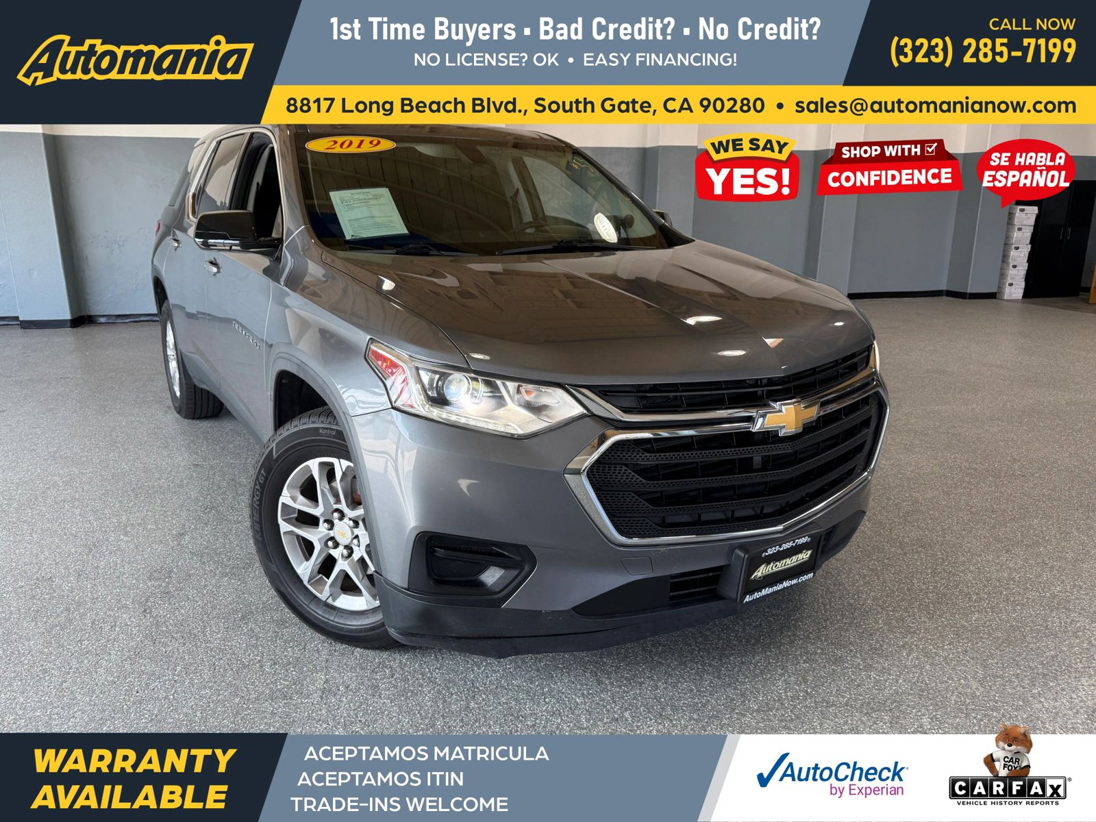Used 2019 Chevrolet Traverse LS FWD image 1