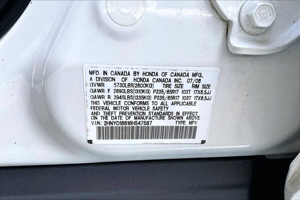 Used 2006 Acura MDX Touring AWD/4WD image 13
