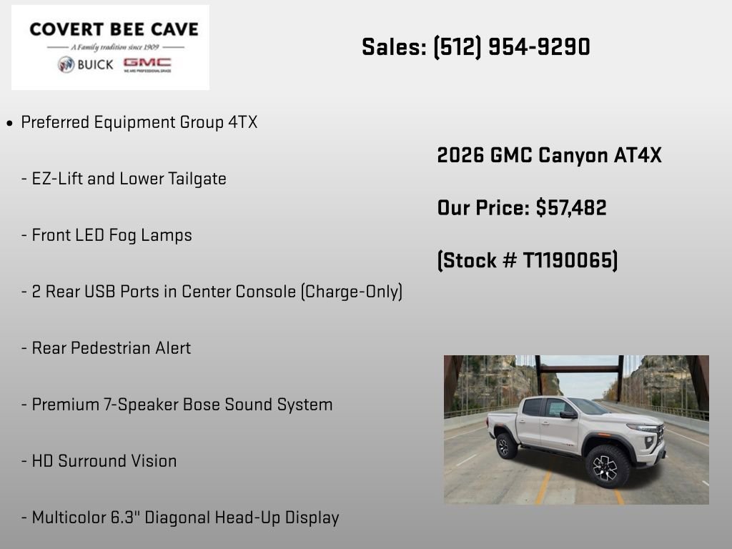 New 2026 GMC Canyon AT4X AWD/4WD image 24