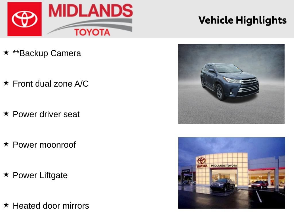 Used 2019 Toyota Highlander XLE FWD video 2