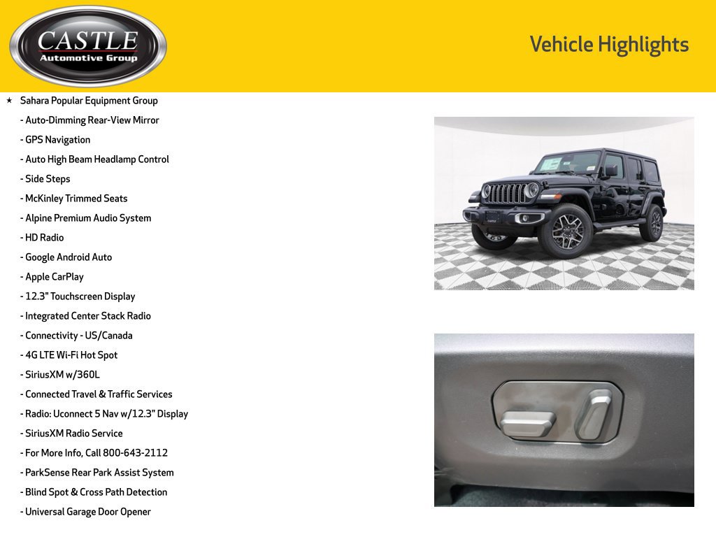 New 2026 Jeep Wrangler Unlimited Sahara AWD/4WD image 3
