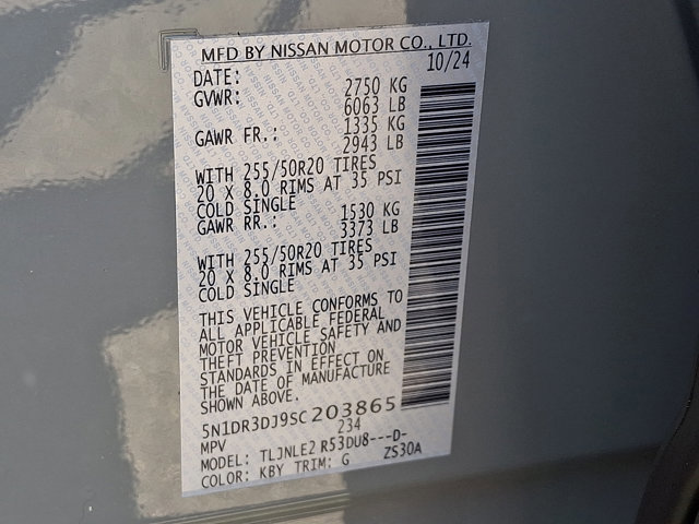 Used 2025 Nissan Pathfinder Platinum w/ Cargo Package image 31