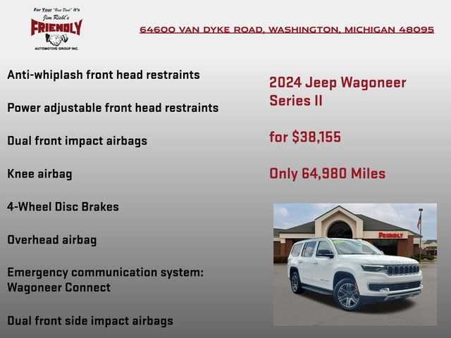 Used 2024 Jeep Wagoneer Series II w/ Flexible Seating Group AWD/4WD image 25