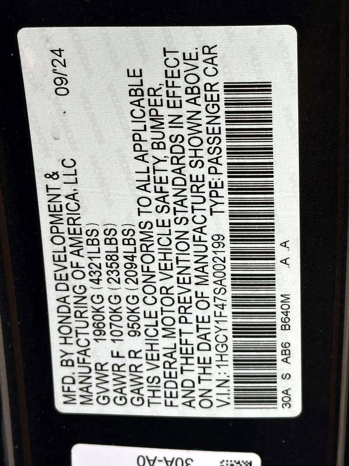 Used 2025 Honda Accord SE image 32