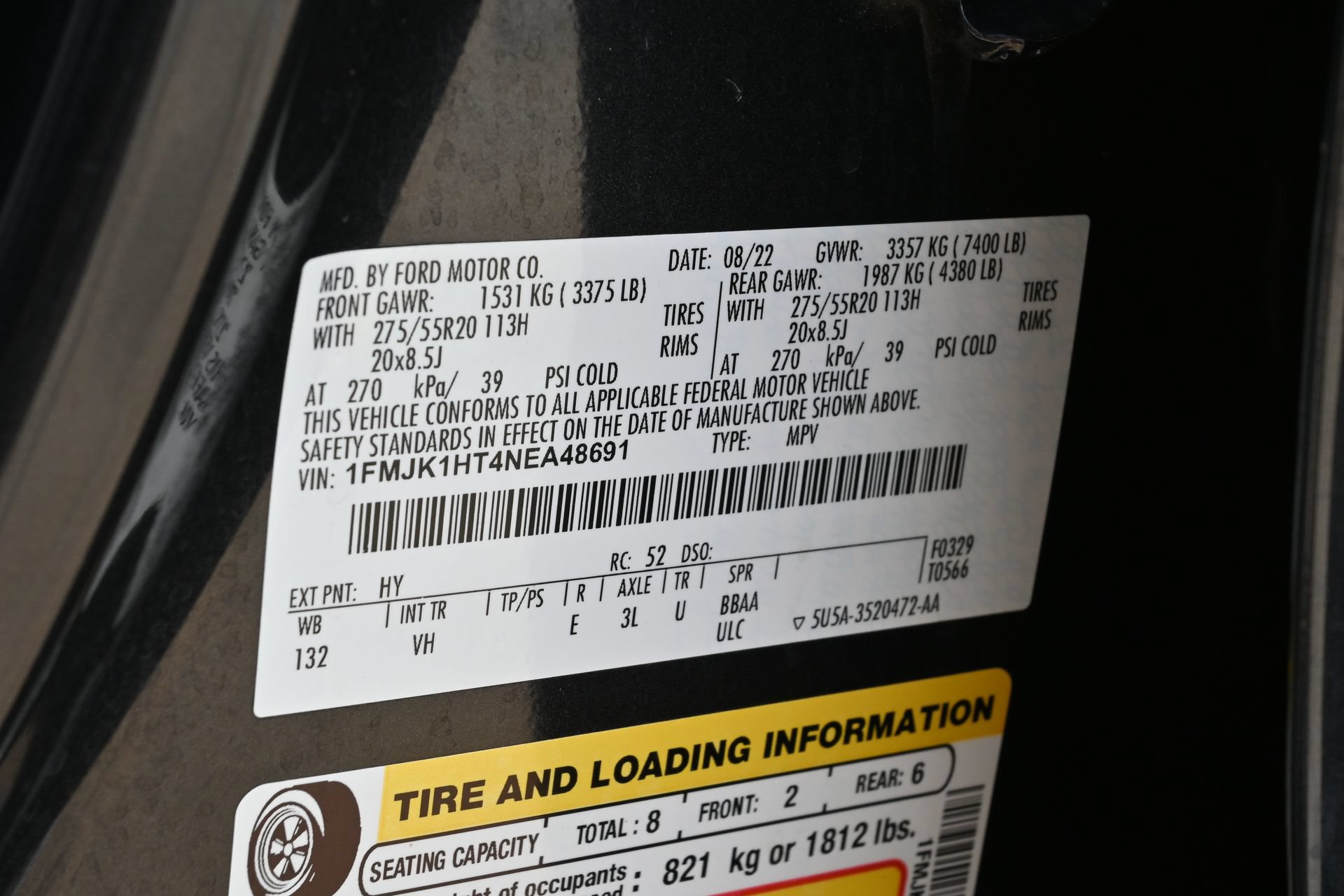 Used 2022 Ford Expedition Max XLT RWD image 31