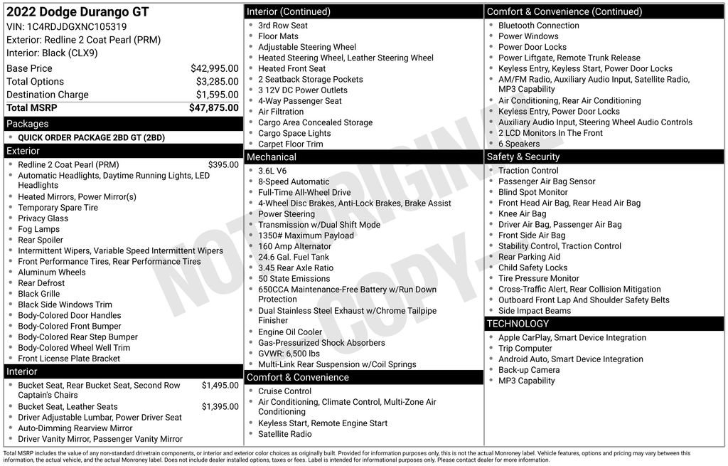 Used 2022 Dodge Durango GT image 6