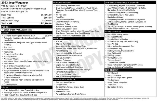 Used 2023 Jeep Wagoneer 4WD image 29