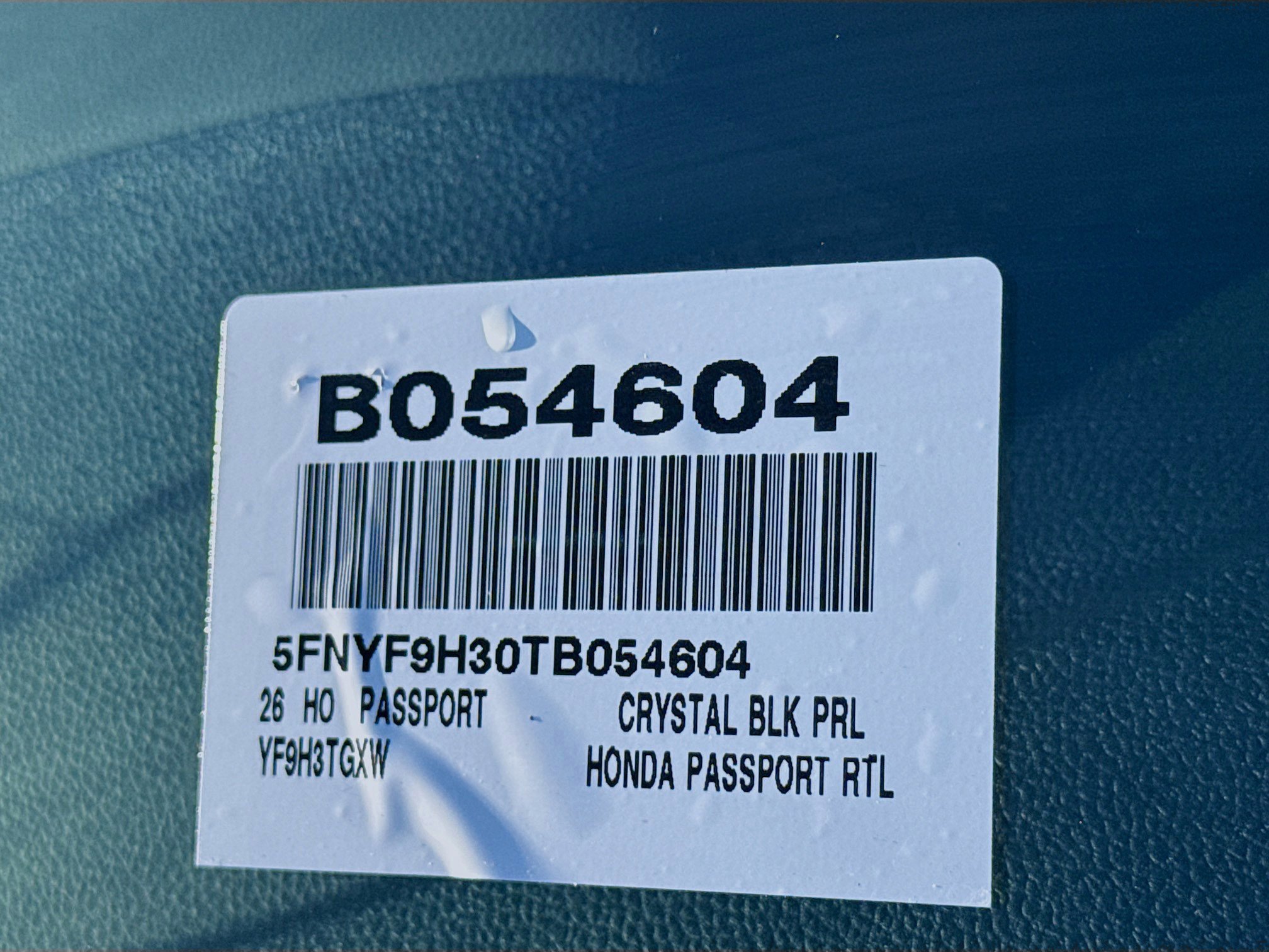 New 2026 Honda Passport RTL image 27