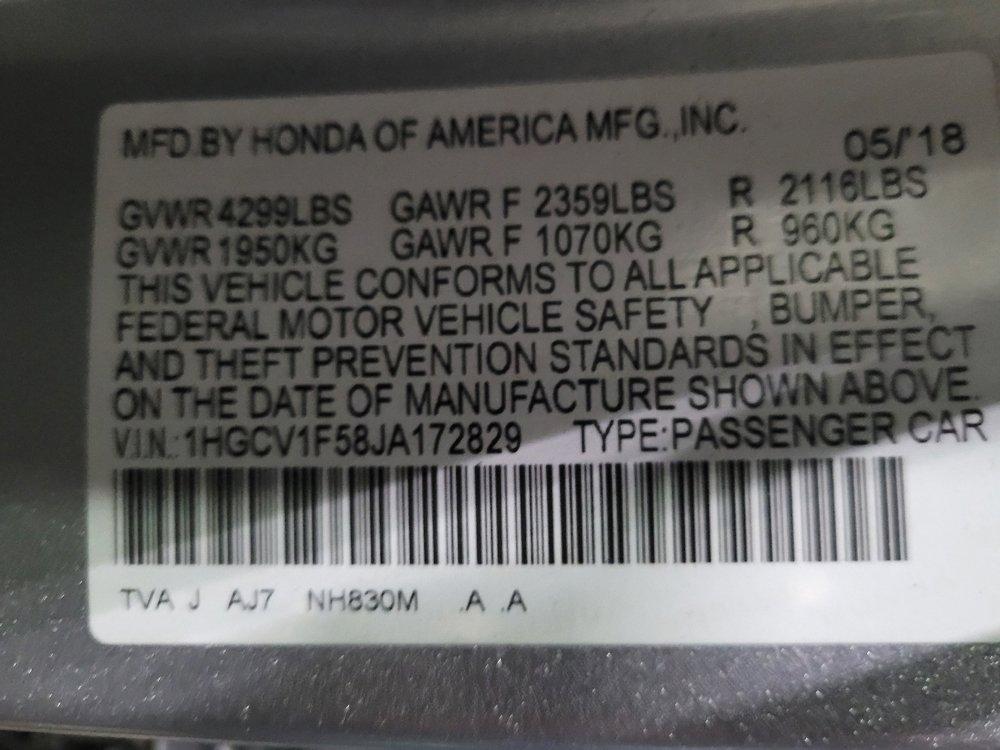 Used 2018 Honda Accord EX-L image 33