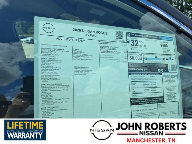 New 2026 Nissan Rogue SV image 16