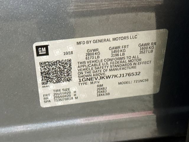 Used 2019 Chevrolet Traverse RS w/ LPO, Floor Liner Package image 36