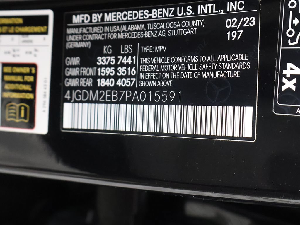 Used 2023 Mercedes-Benz EQS 450+ 4MATIC SUV image 63