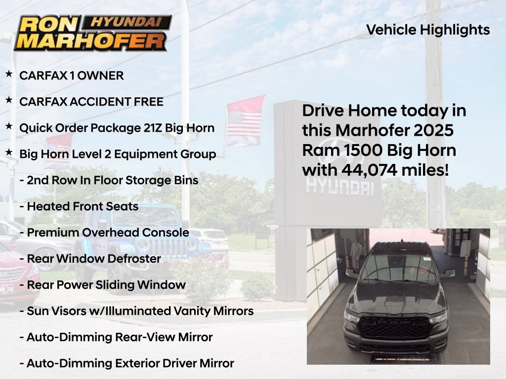 Used 2025 RAM 1500 Big Horn AWD/4WD image 9