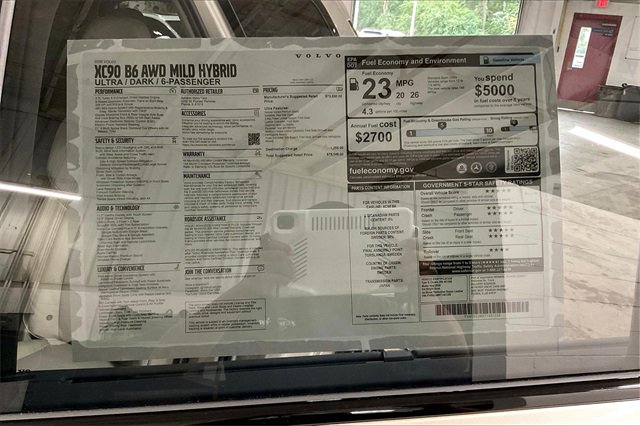New 2026 Volvo XC90 B6 Ultra image 14