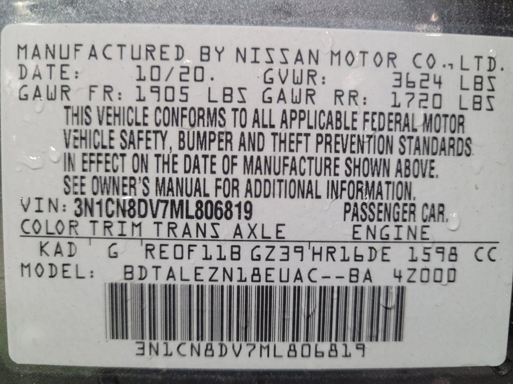 Used 2021 Nissan Versa S image 33