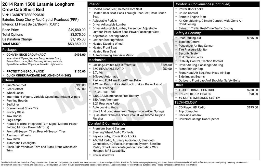 Used 2014 RAM 1500 Laramie Longhorn w/ Convenience Group image 42