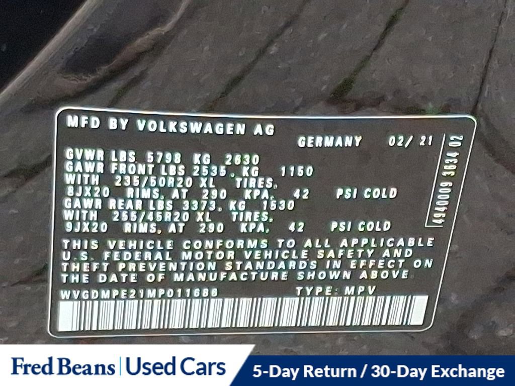 Certified 2021 Volkswagen ID.4 1st Edition image 30