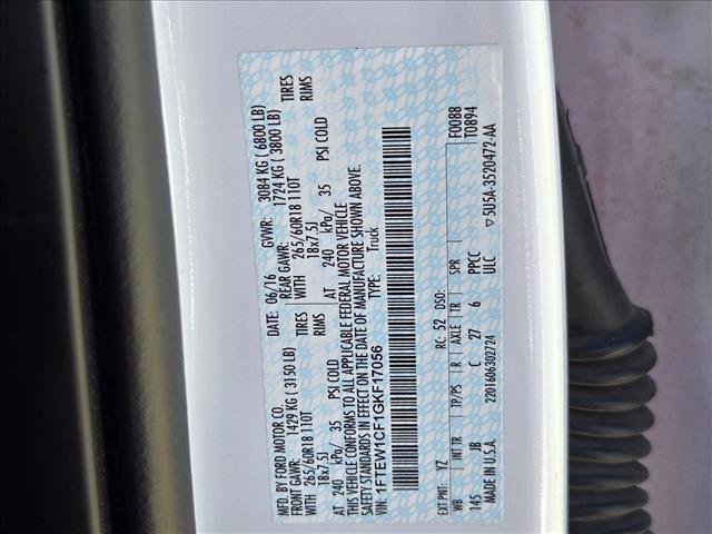 Used 2016 Ford F150 XLT w/ Equipment Group 302A Luxury image 15