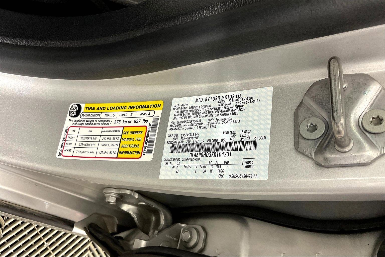 Used 2019 Ford Fusion SE w/ Equipment Group 151A image 19