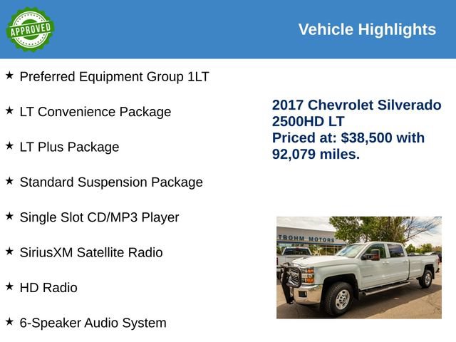 Used 2017 Chevrolet Silverado 2500 LT w/ LT Fleet Convenience Package AWD/4WD image 2
