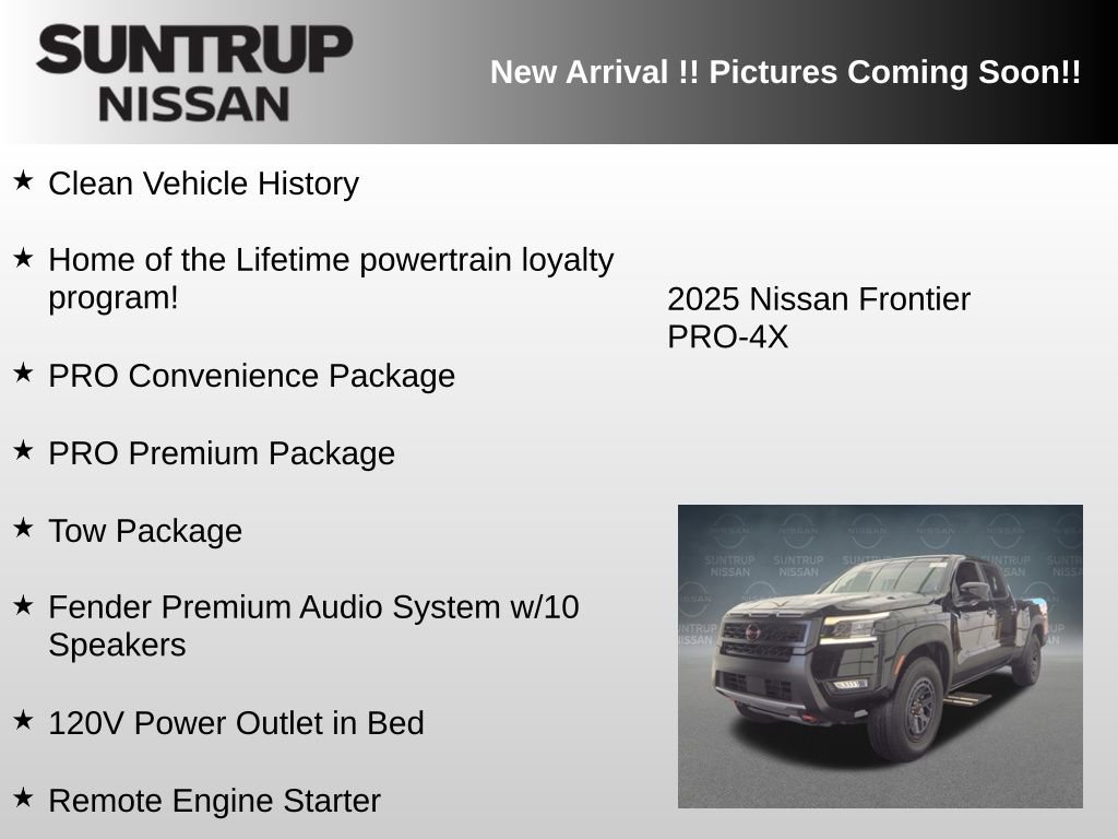 Used 2025 Nissan Frontier PRO-4X w/ Pro Premium Package AWD/4WD image 6